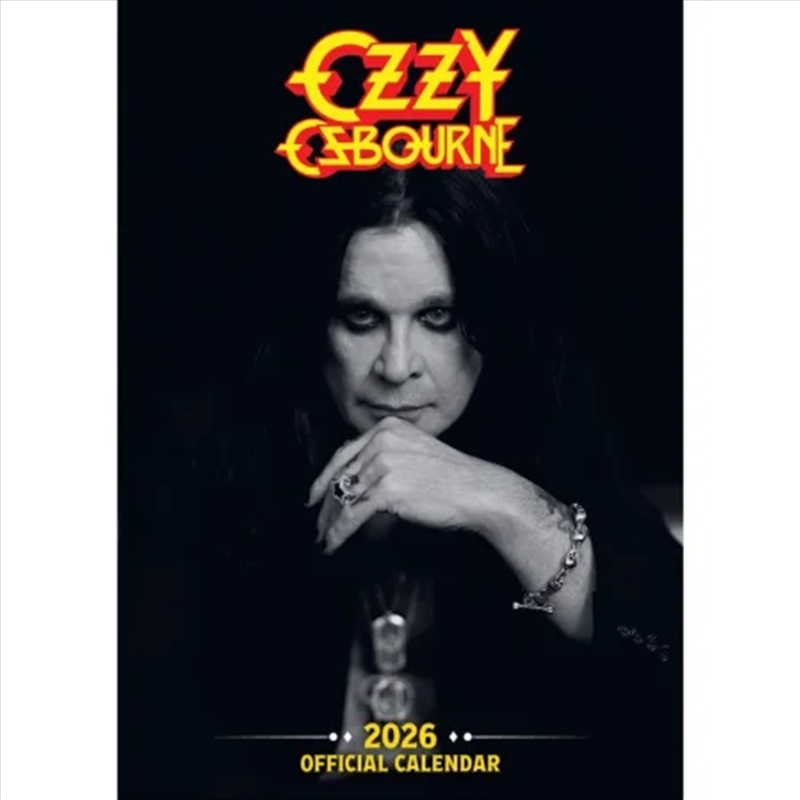 Ozzy Osbourne A3 Calendar 2026/Product Detail/Calendars & Diaries