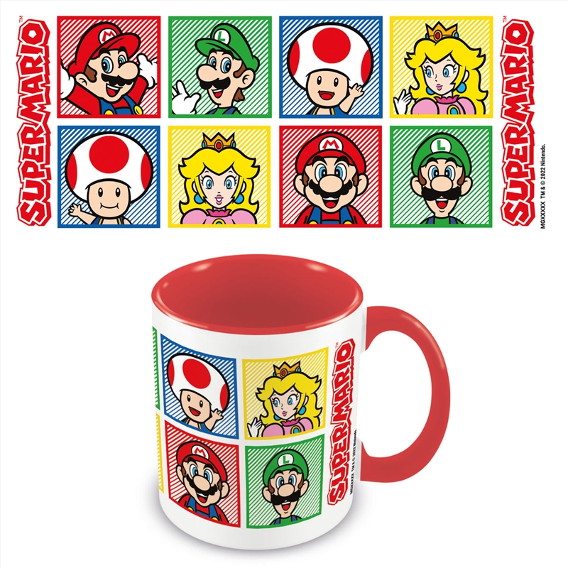Super Mario - Red Coloured Mug/Product Detail/Mugs