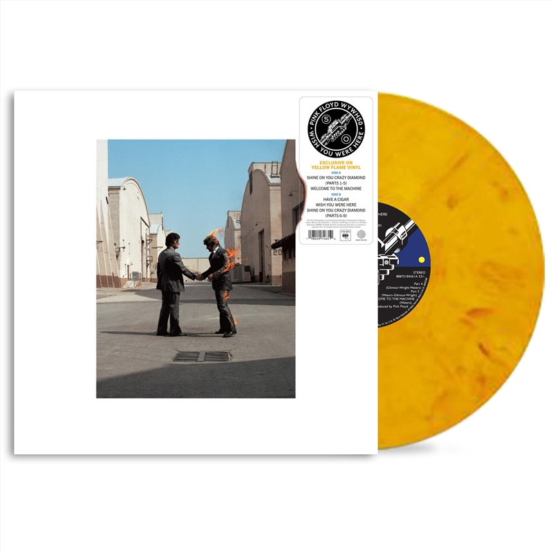 Wish You Were Here 50 - Yellow Flame Vinyl/Product Detail/Rock