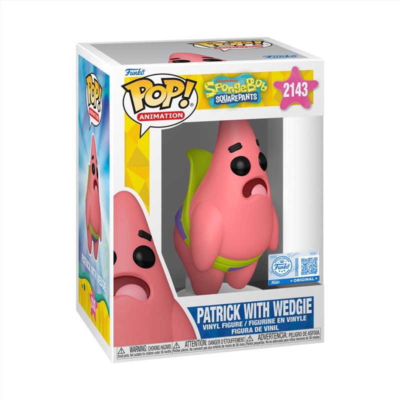SpongeBob Squarepants - Patrick with Wedgie Pop! Vinyl [RS]/Product Detail/TV