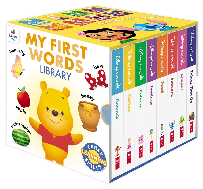 Disney: My First Words 8-Book Library Cube/Product Detail/Early Childhood Fiction Books
