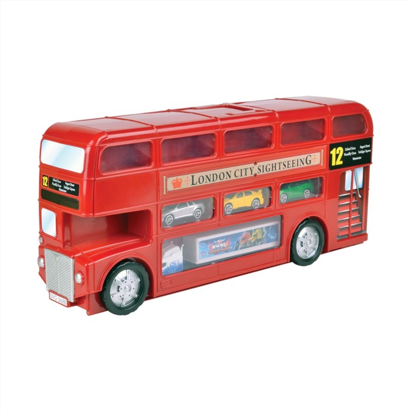 City Scenes - London City Sightseeing Bus Carry Case w/Die-Cast Vehicles/Product Detail/Figurines