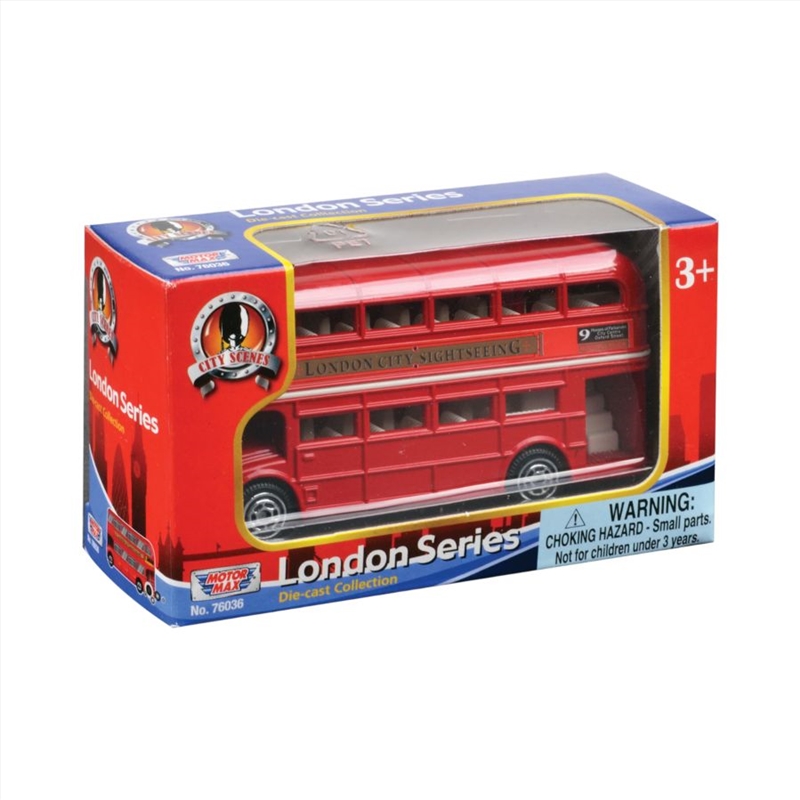 Metro Town - 4.5" London Bus Die-Cast Vehicle/Product Detail/Figurines