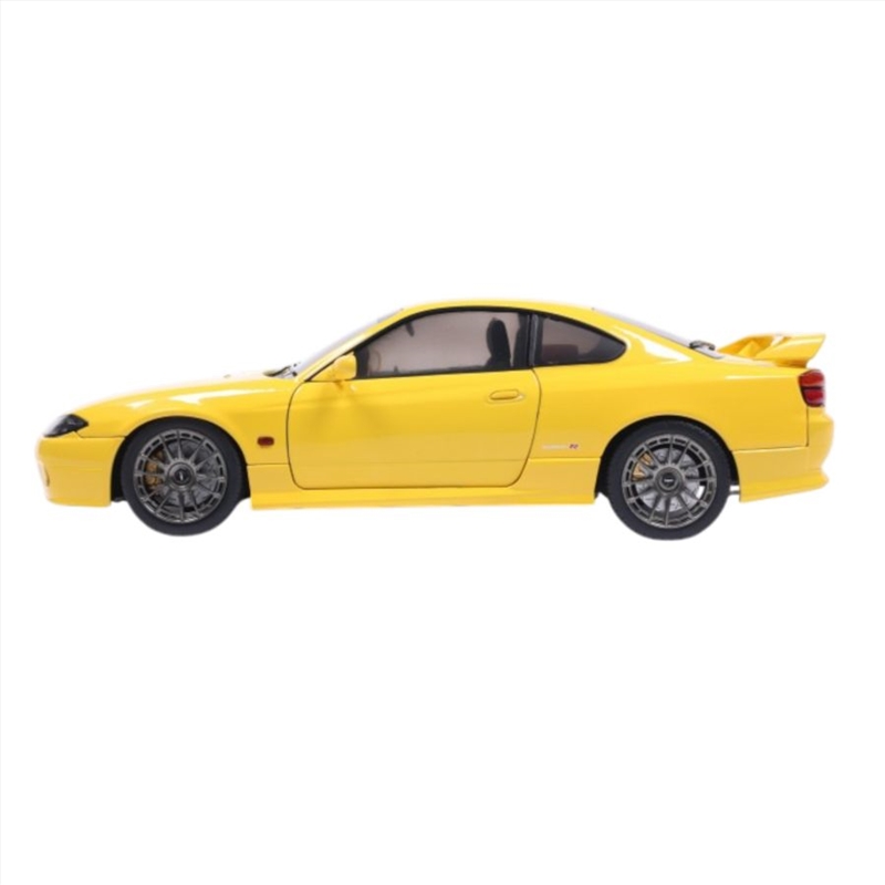 Solido Cars - 1:18 Nissan Silvia S15 Spec-R Aero Lightning Yellow 1999 Diecast Vehicle/Product Detail/Figurines