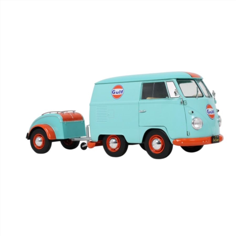 Solido Cars - 1:18 Cool Combi Oil Tribute "Gulf" 2024 Diecast Vehicle/Product Detail/Figurines