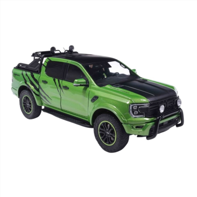 Solido Cars - 1:18 Ford Ranger Raptor Green 2024 Diecast Vehicle/Product Detail/Figurines