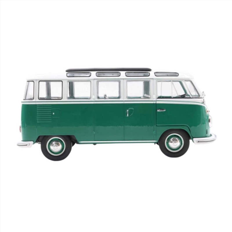 Solido Cars - 1:18 VW T1 Samba Green & White 1962 Diecast Vehicle/Product Detail/Figurines