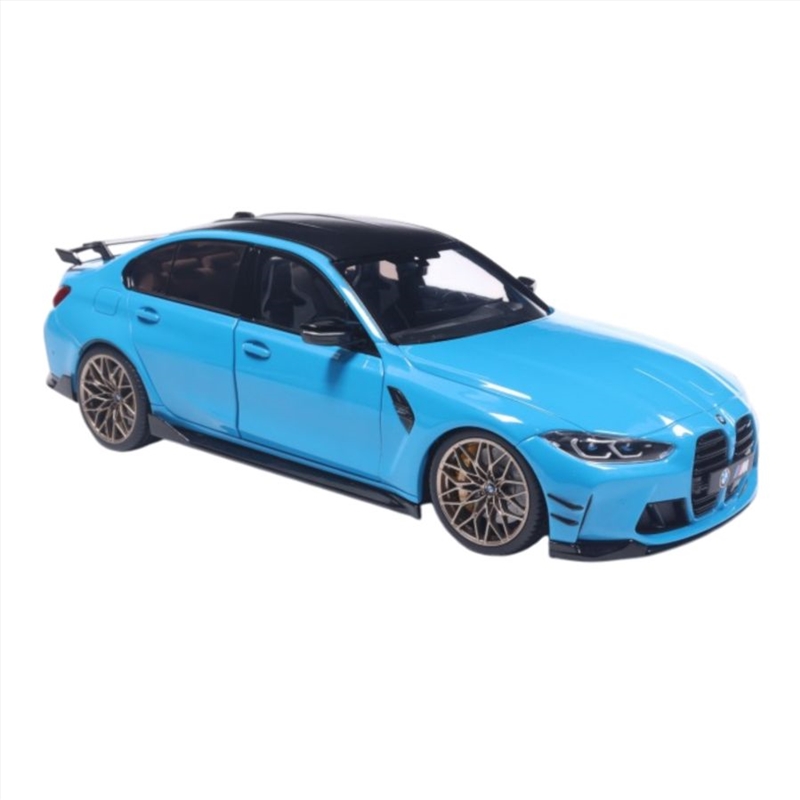 Solido Cars - 1:18 BMW M3 Performance Parts Daytona Beach Blue 2024 Diecast Vehicle/Product Detail/Figurines