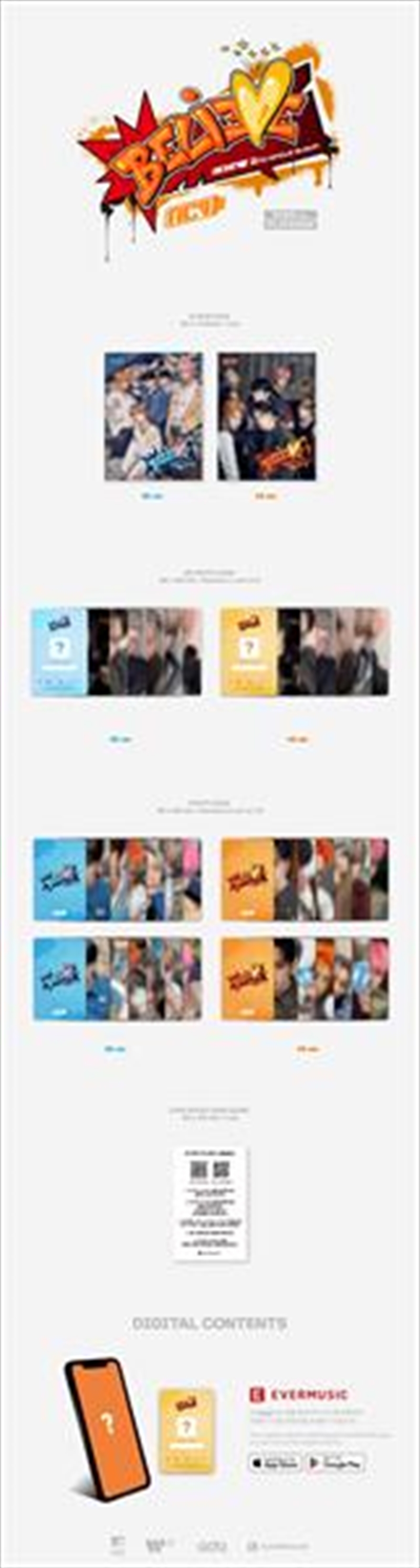 Nchive - 2nd Single Album [Believe] (Ever Ver.)/Product Detail/World