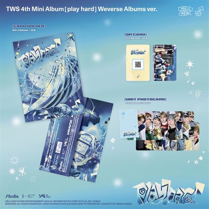 Tws - 4th Mini Album [Play Hard] (Weverse Albums Ver.)/Product Detail/World