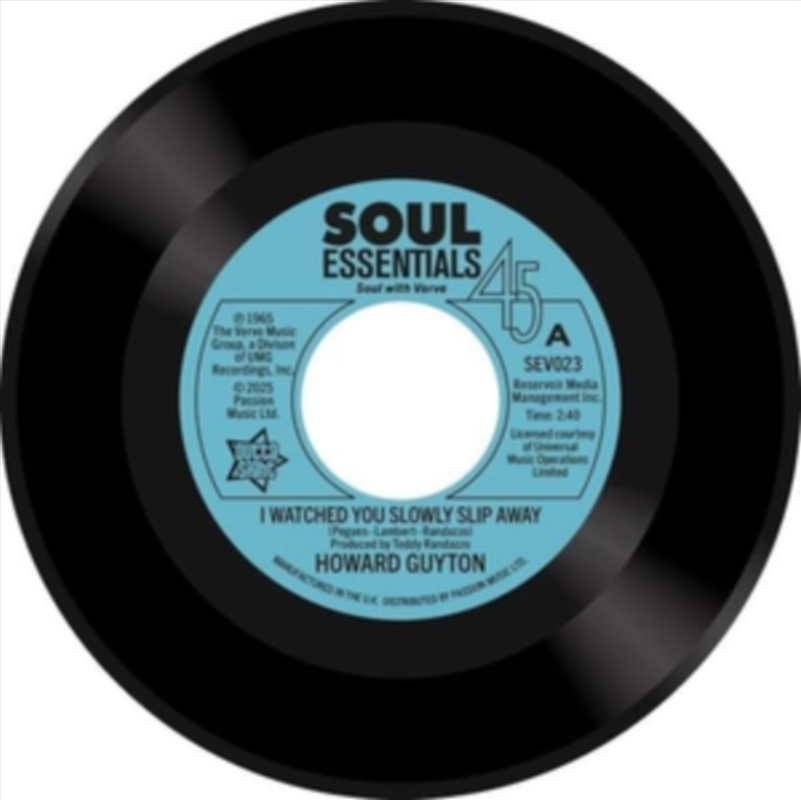 Watched You Slowly Slip Away / Living A Lie/Product Detail/R&B