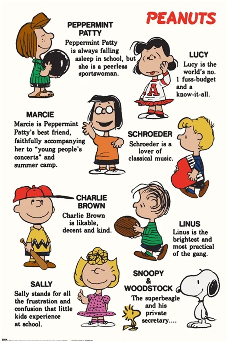 Peanuts Snoopy Characters/Product Detail/Posters & Prints