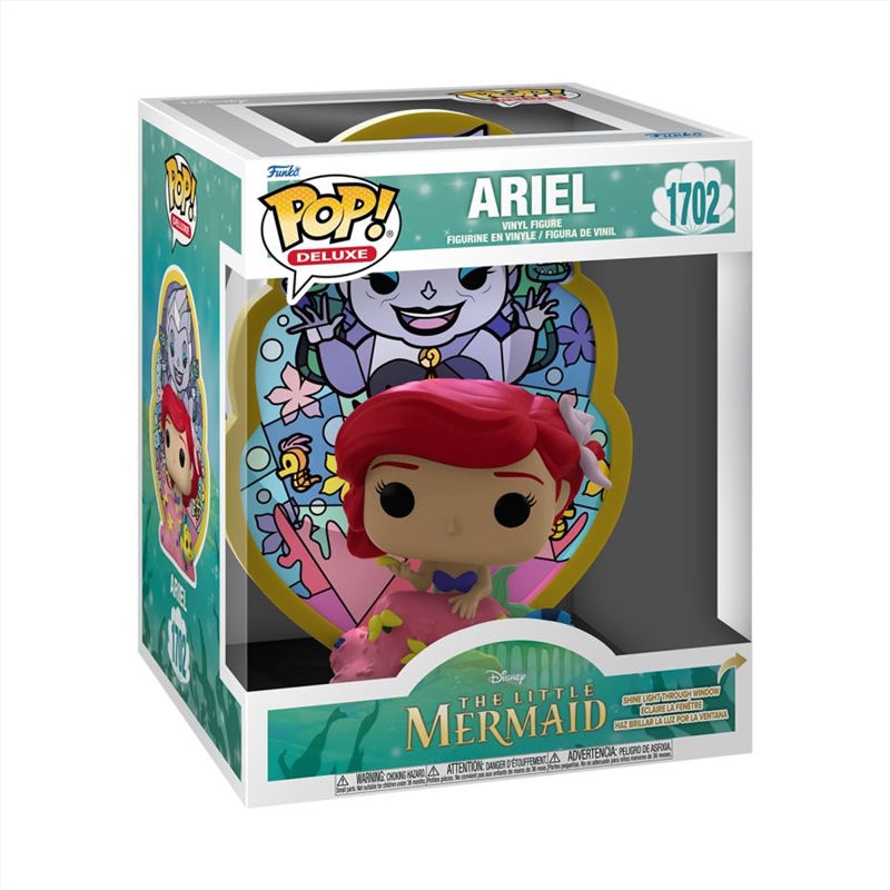 Little Mermaid - Ariel (Stained Glass) Pop! Vinyl Deluxe/Product Detail/Deluxe Pop Vinyl