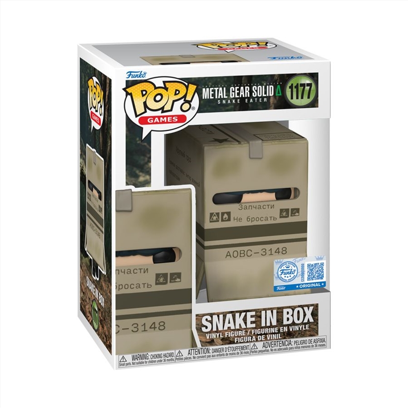 Metal Gear 3 - Snake in Box Pop! Vinyl RS/Product Detail/TV