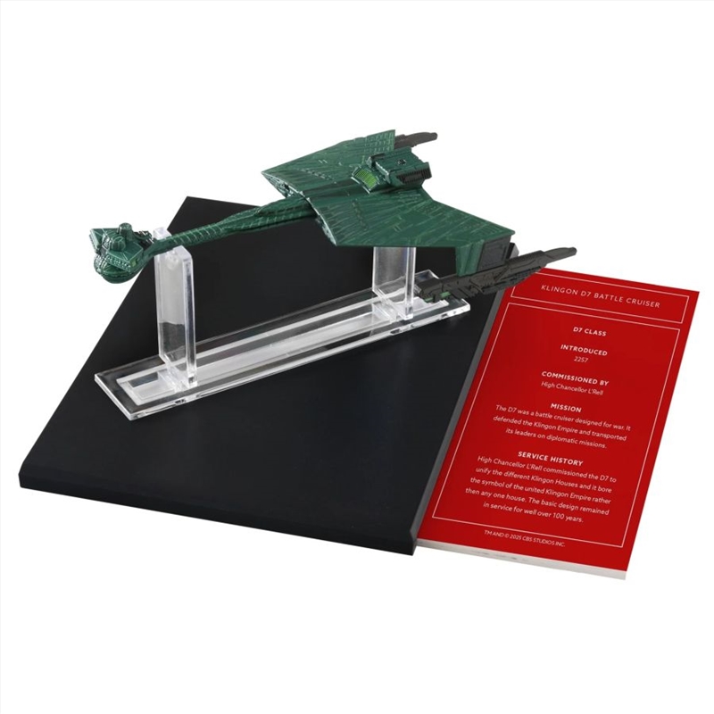 Star Trek: Discovery - Klingon D7 Battle Cruiser Die-cast Ship & Book/Product Detail/Figurines