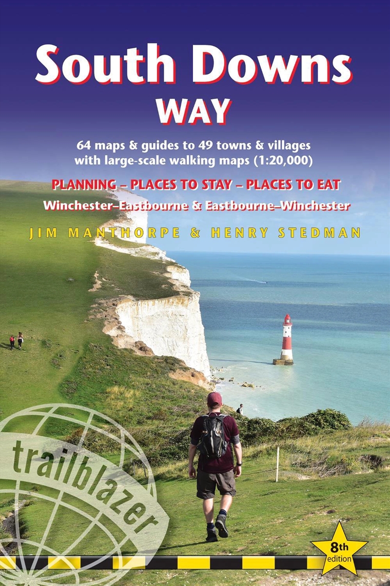 South Downs Way Trailblazer Walking Guide 8E : Practical Guide With 60 Large-Scale Walking Maps (1:2/Product Detail/Travel & Holidays