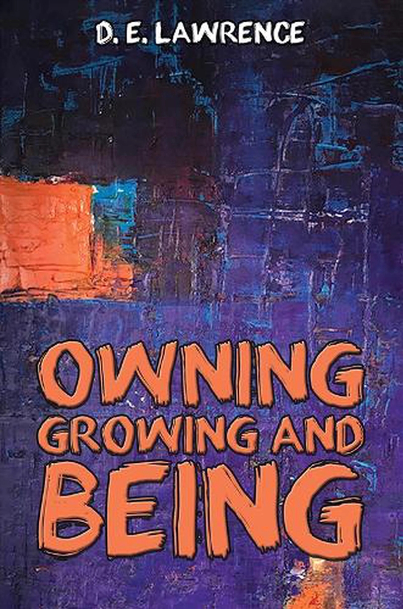 Owning Growing & Being/Product Detail/Self Help & Personal Development