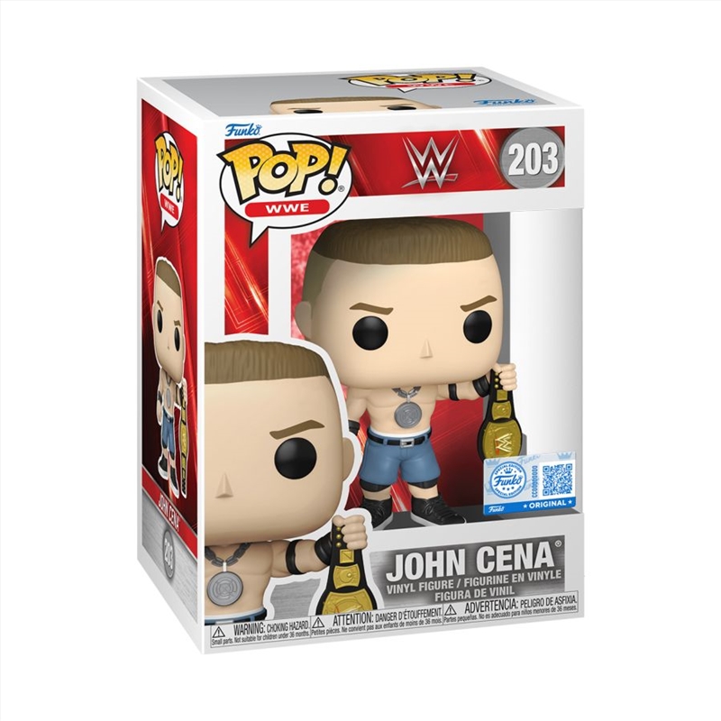 WWE - John Cena with Spinner Belt Pop! Vinyl RS/Product Detail/Sport