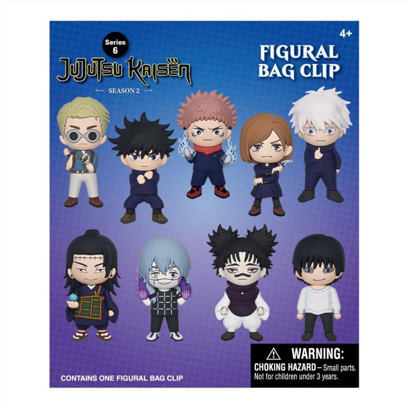 Jujutsu Kaisen - 3D PVC Bag Clips Series 6 Blind Bag (SENT AT RANDOM)/Product Detail/Keyrings