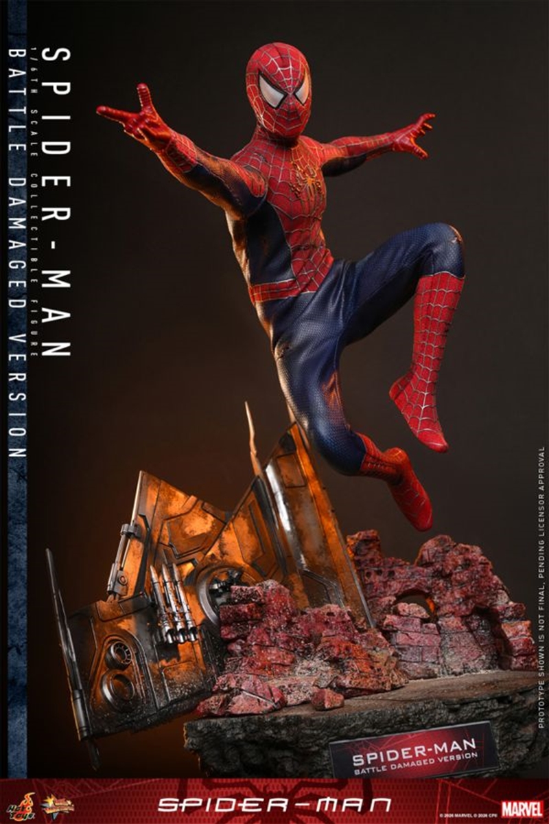 Spider-Man: No Way Home - Spider-Man (Battle Damaged) 1:6 Collectable Action Figure/Product Detail/Figurines
