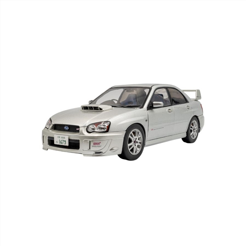 Solido Cars - 1:18 Subaru 2003 Impreza WRX STI Premium Silver Effect Die-Cast Vehicle/Product Detail/Figurines