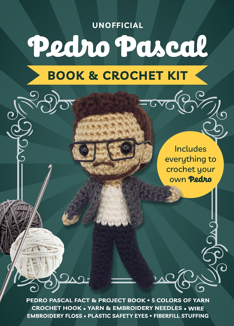 Unofficial Pedro Pascal Book And Crochet Kit/Product Detail/Crafts & Handiwork