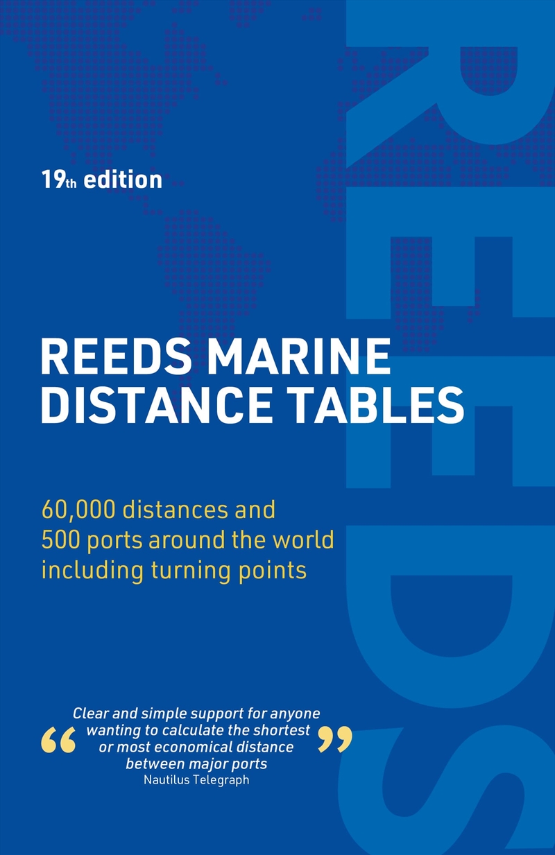 Reeds Marine Distance Tables 19th Edition/Product Detail/Transportation