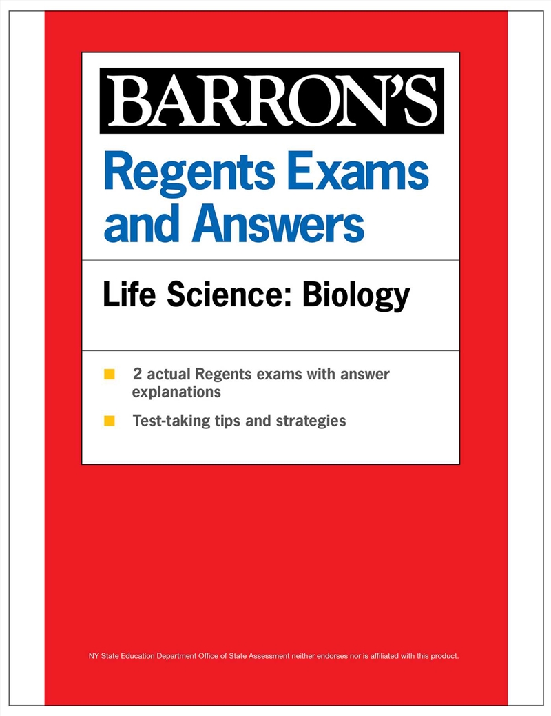 Regents Exams And Answers: Life Science: Biology, 1st Edition/Product Detail/Education & Textbooks