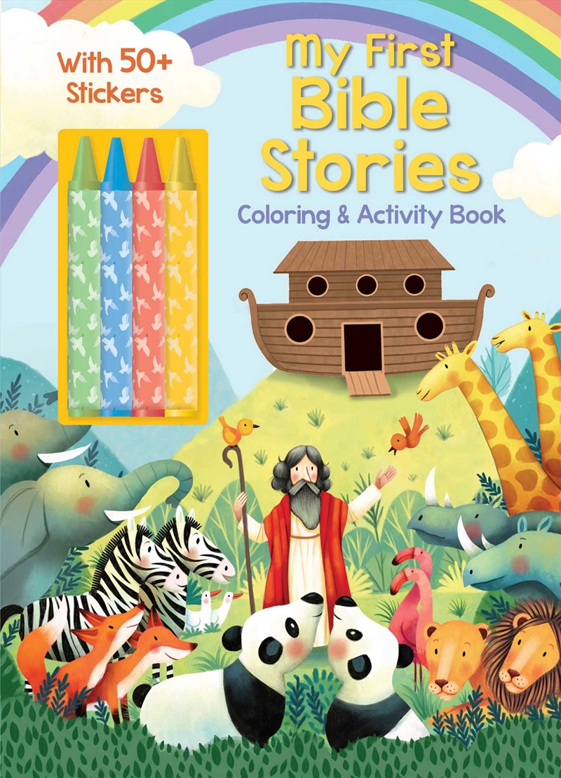 My First Bible Stories Coloring & Activity Book With 4 Crayons And 50+ Stickers/Product Detail/Religion & Beliefs