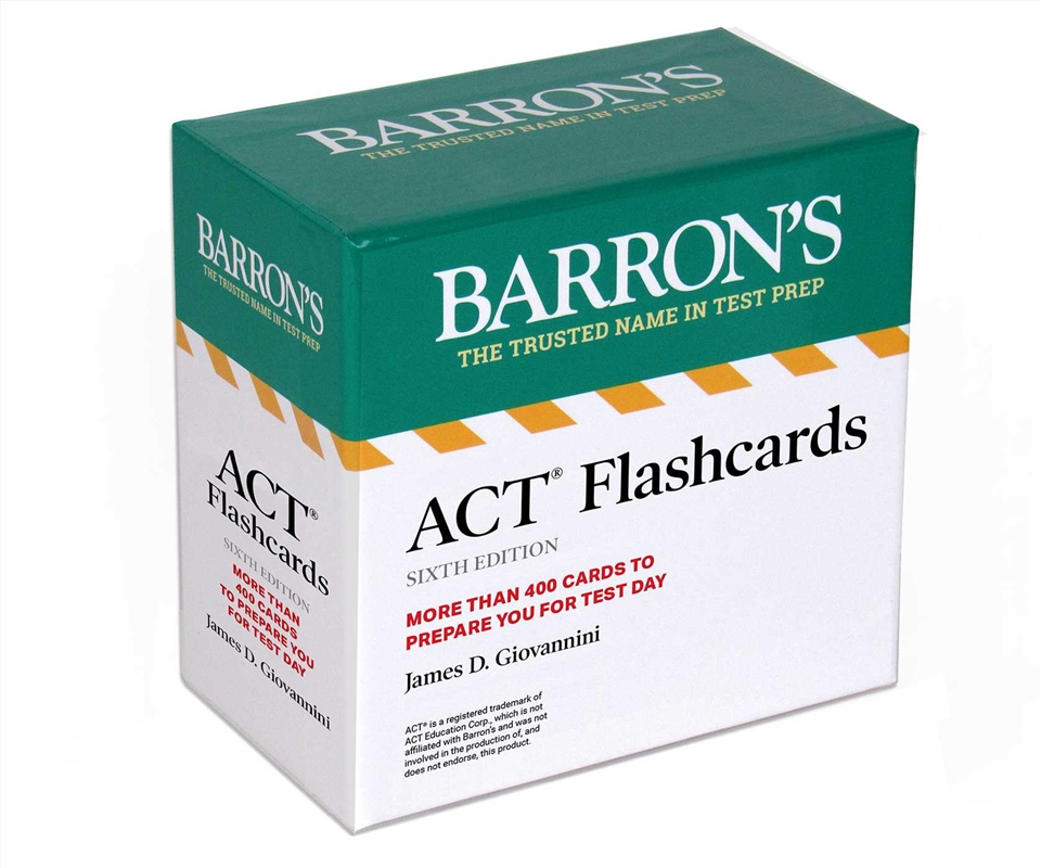 Act Flashcards, Sixth Edition: Up-To-Date Review/Product Detail/Education & Textbooks