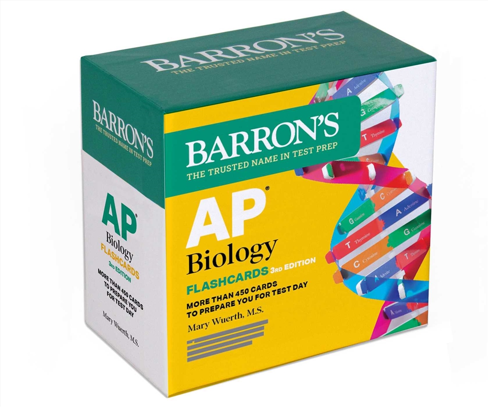 Ap Biology Flashcards, Third Edition: Up-To-Date Review (Barron's Ap Prep)/Product Detail/Science