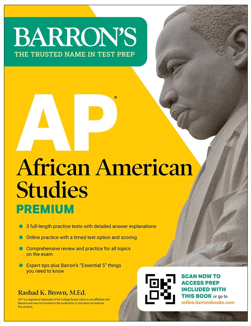 Ap African American Studies Premium, First Edition: Prep Book With 3 Practice Tests + Comprehensive/Product Detail/Education & Textbooks