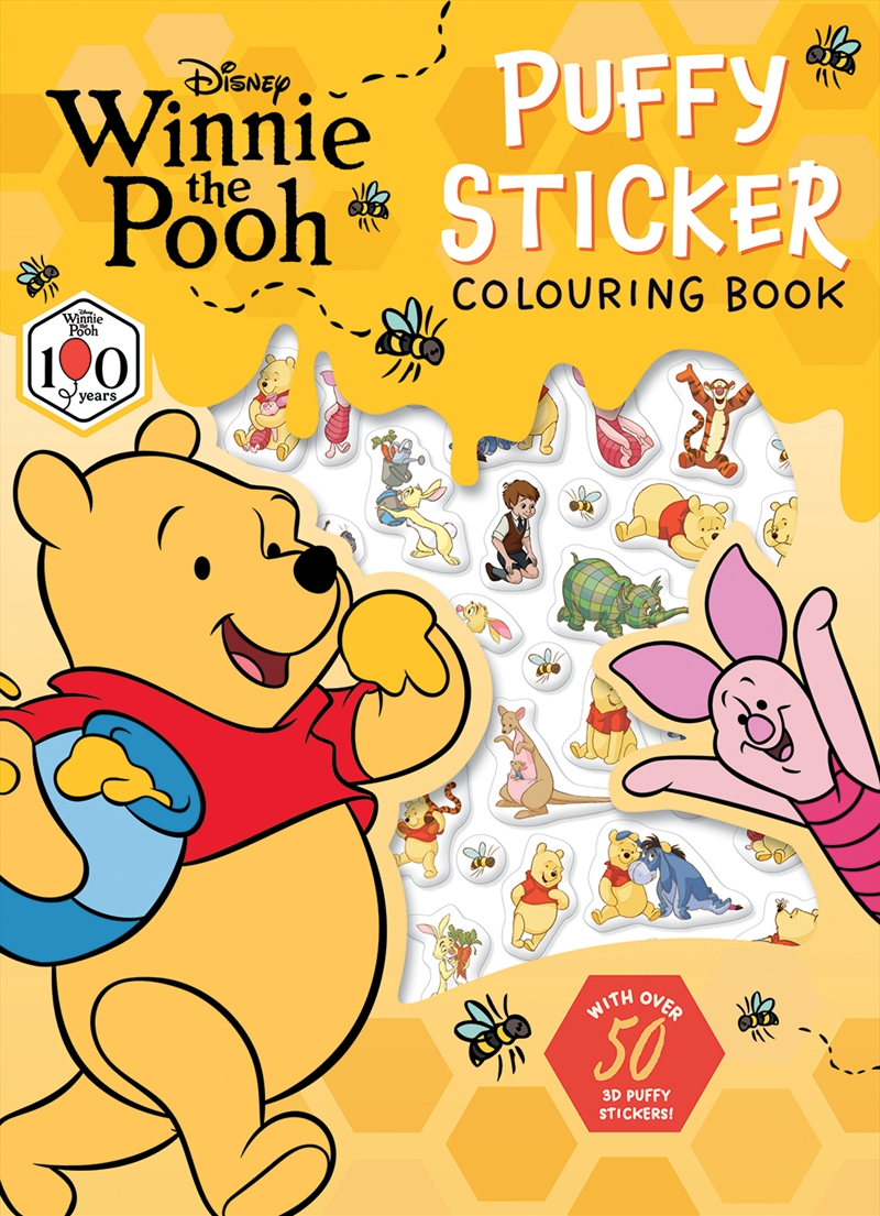 Winnie The Pooh 100th Anniversary: Puffy Sticker Colouring Book/Product Detail/Kids Activity Books