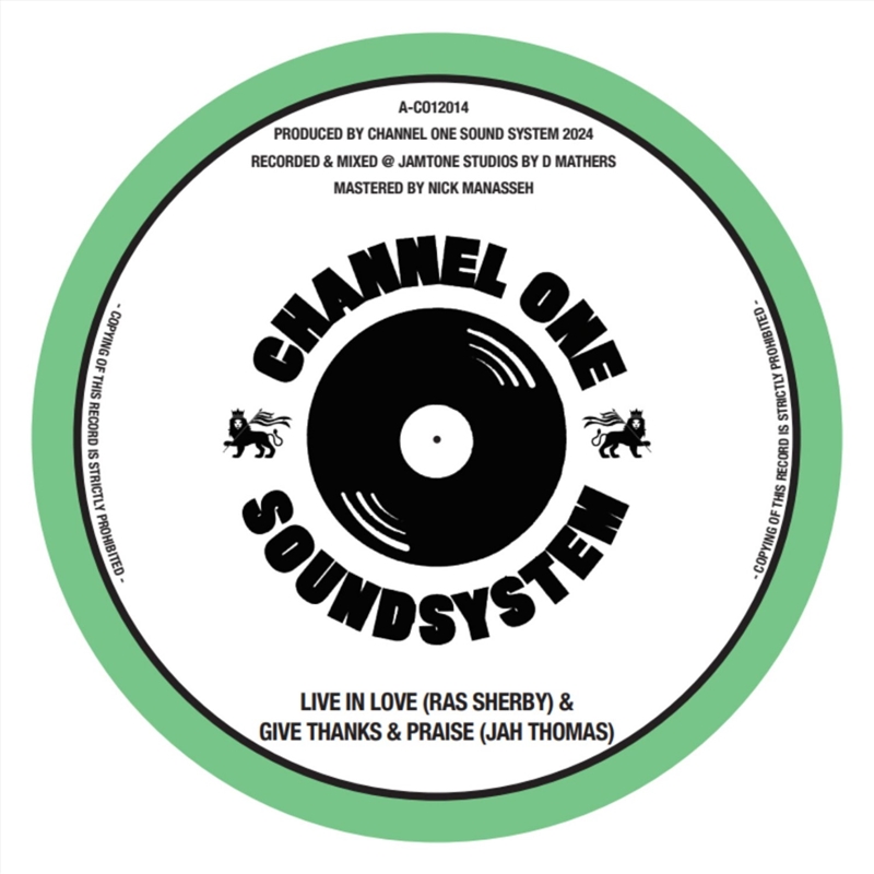 Live In Love/Product Detail/Reggae