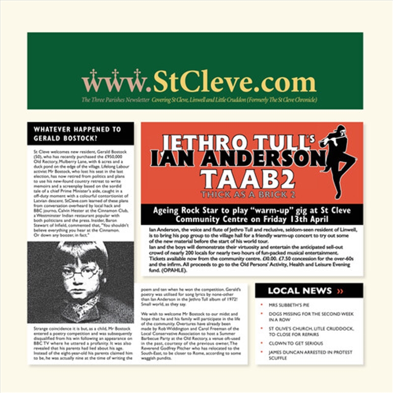 Thick As A Brick 2/Product Detail/Rock/Pop