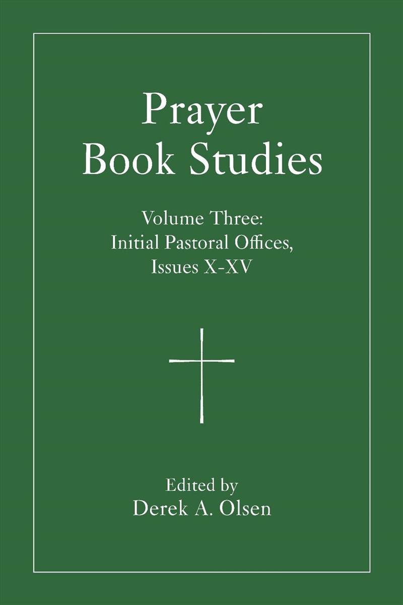 Prayer Book Studies Volume Three/Product Detail/Religion & Beliefs