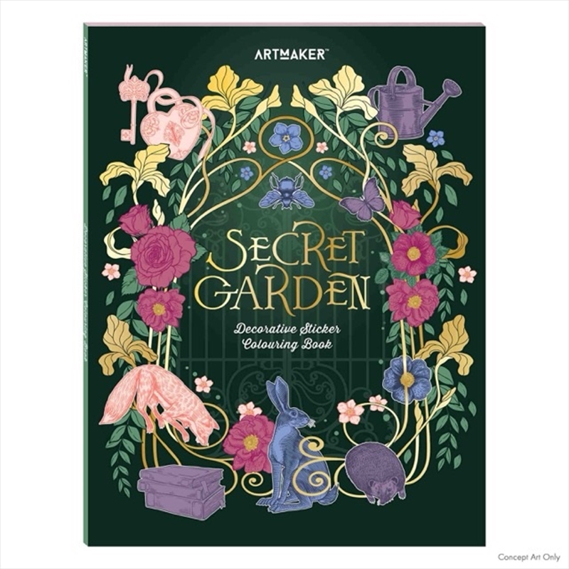 Art Maker Sticker Colouring Secret Garden/Product Detail/Kids Activity Books