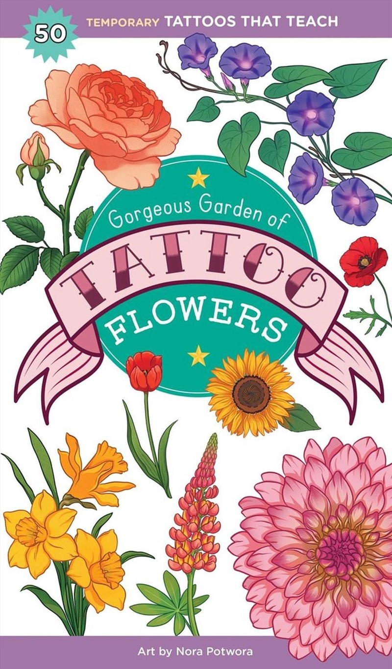 Gorgeous Garden Of Tattoo Flowers/Product Detail/Kids Activity Books