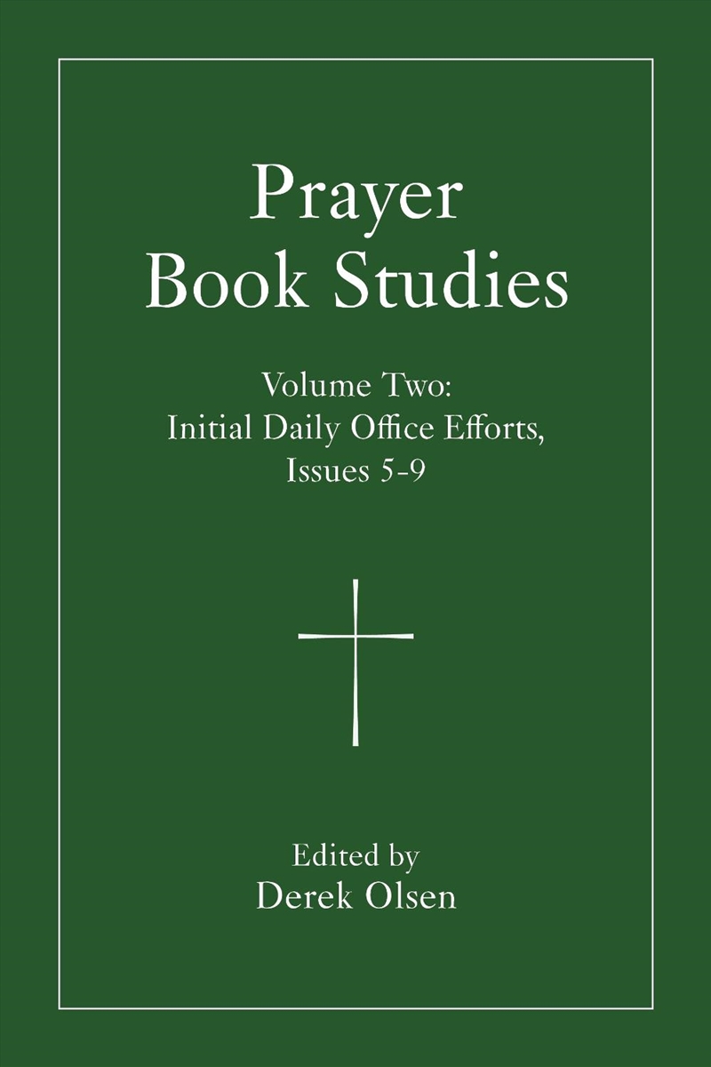 Prayer Book Studies Volume Two/Product Detail/Religion & Beliefs