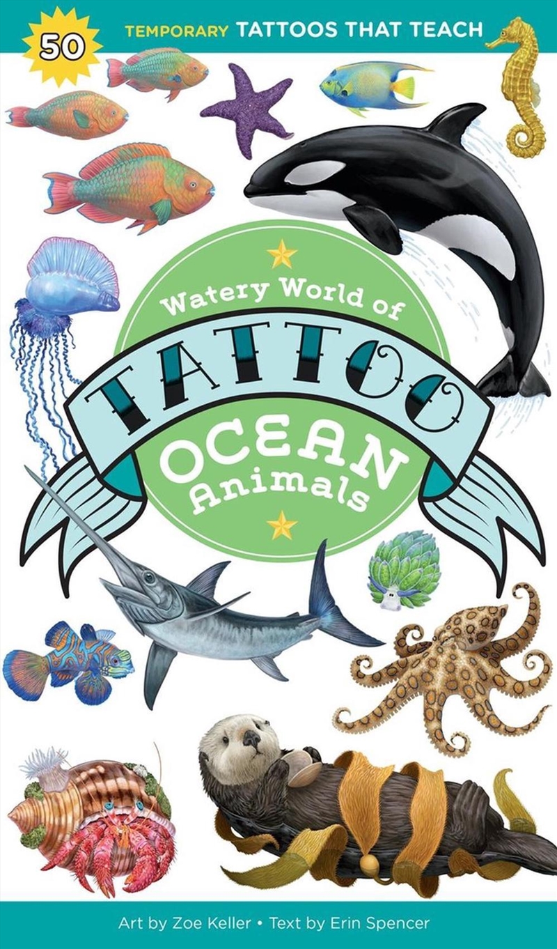 Watery World Of Tattoo Ocean Animals/Product Detail/Kids Activity Books