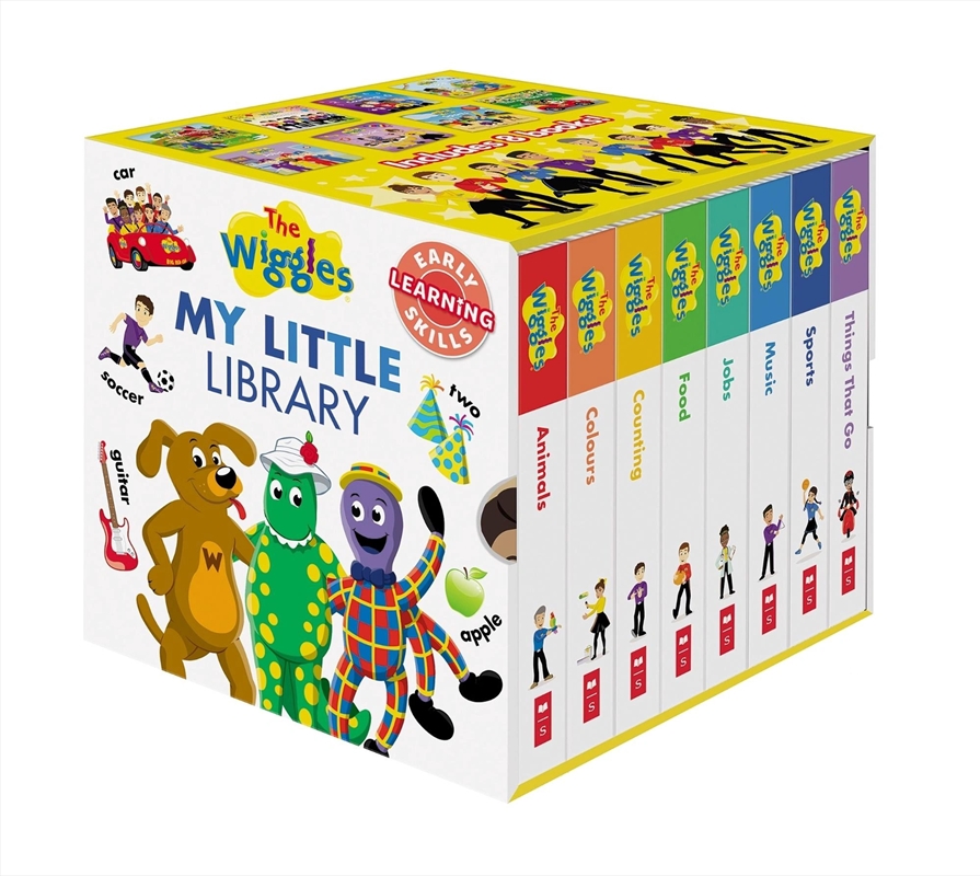 The Wiggles: My Little Early Learning 8-Book Library Cube/Product Detail/Early Childhood Fiction Books
