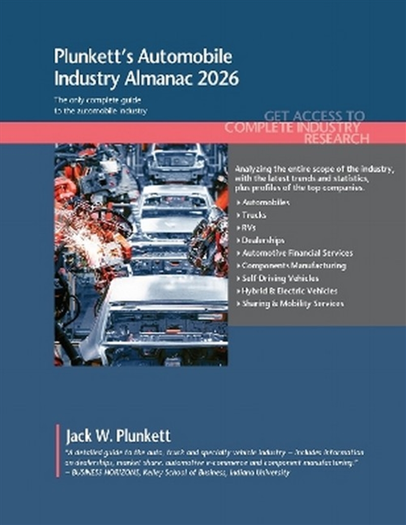 Plunkett's Automobile Industry Almanac 2026/Product Detail/Business Leadership & Management