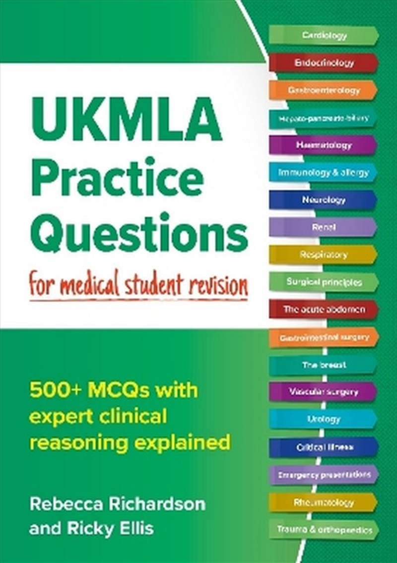 Ukmla Practice Questions For Medical Student Revision/Product Detail/Healthcare