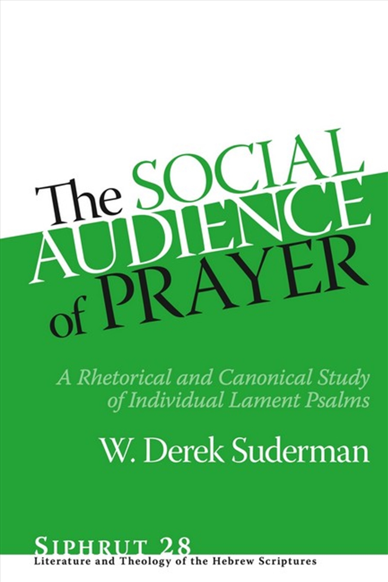 The Social Audience Of Prayer/Product Detail/Religion & Beliefs