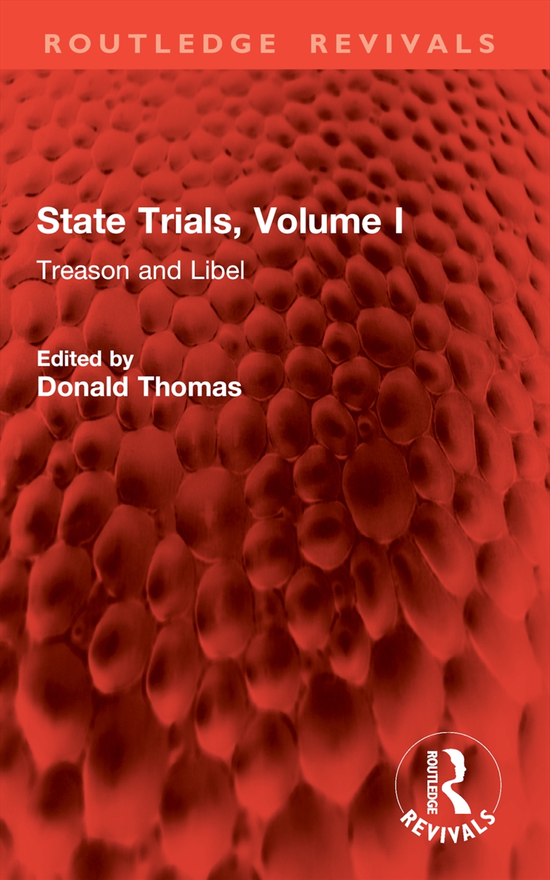 State Trials, Volume I/Product Detail/Law
