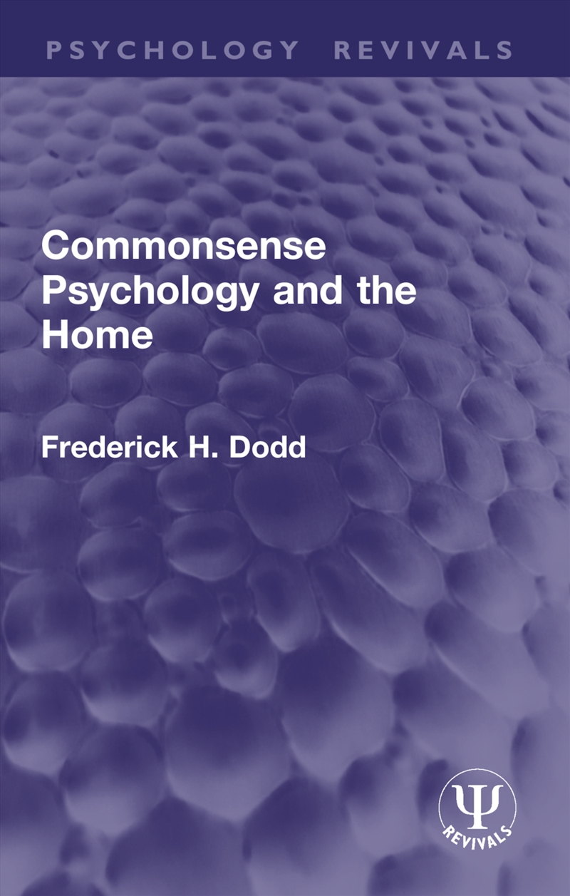 Commonsense Psychology and the Home/Product Detail/Psychology