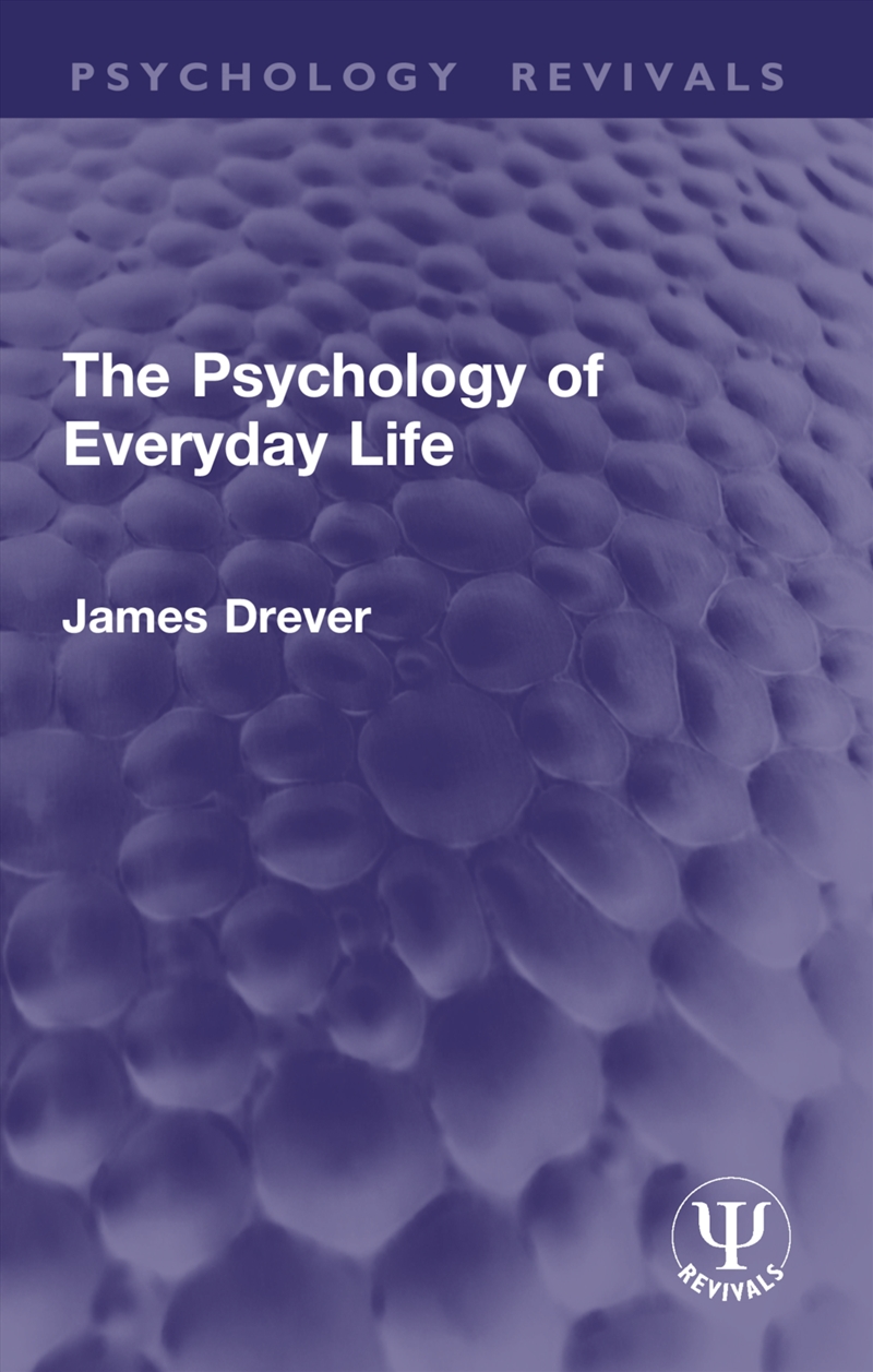The Psychology of Everyday Life/Product Detail/Psychology