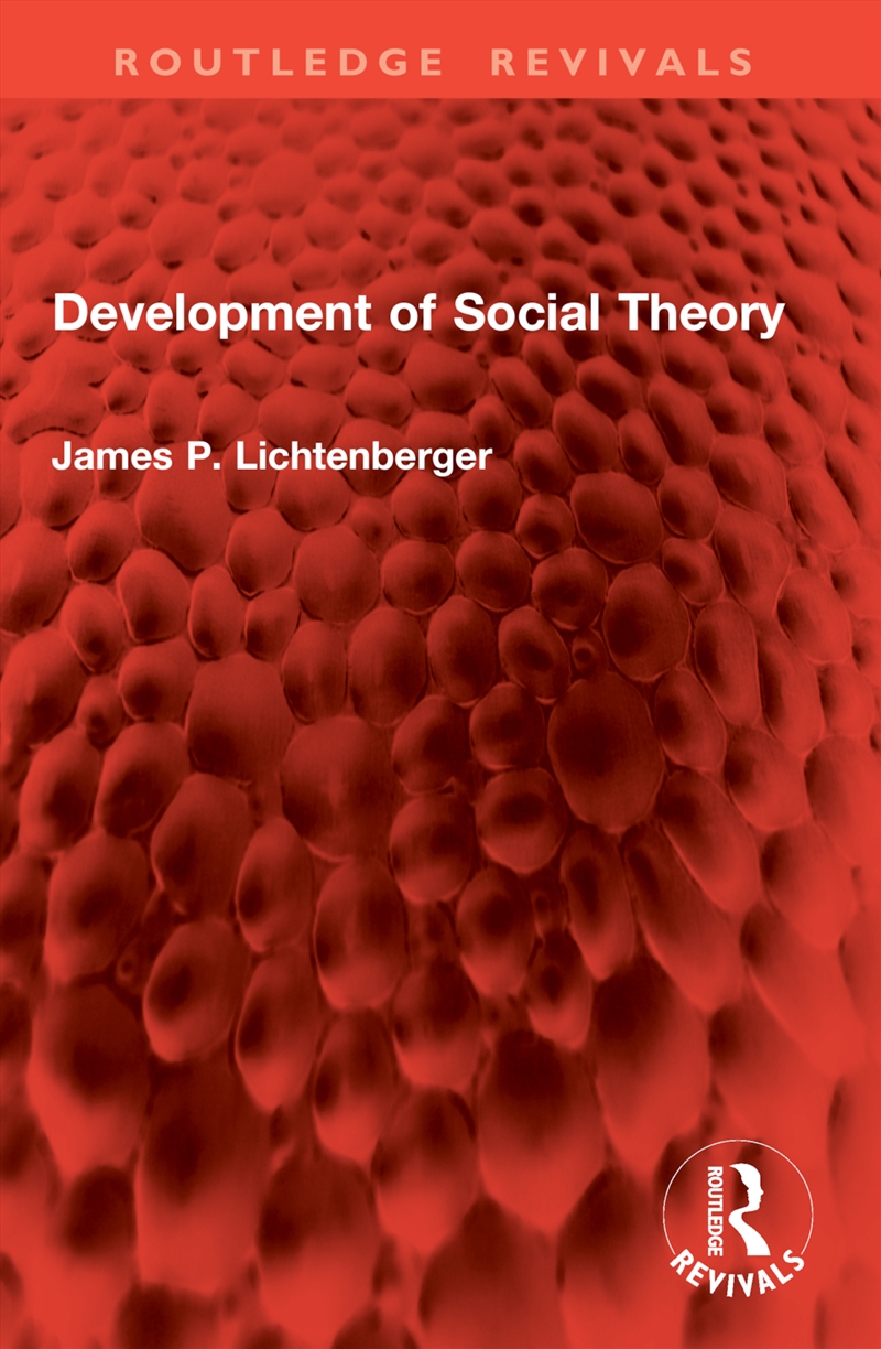 Development of Social Theory/Product Detail/Society & Culture