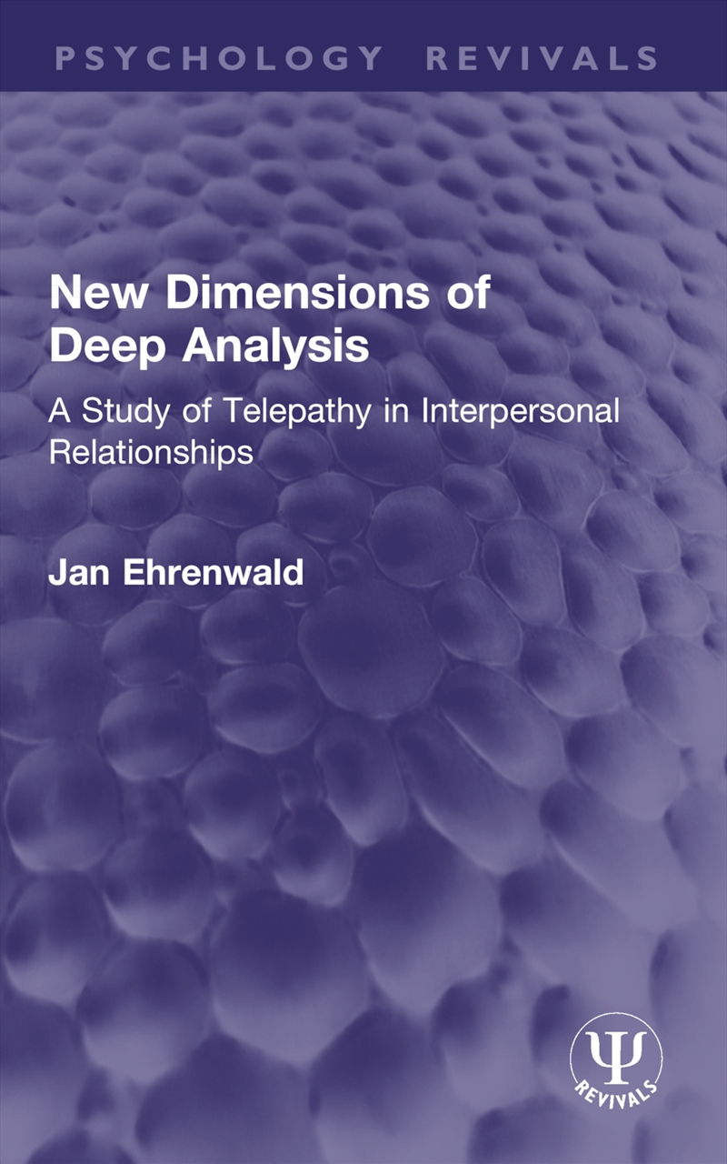 New Dimensions of Deep Analysis/Product Detail/Psychology