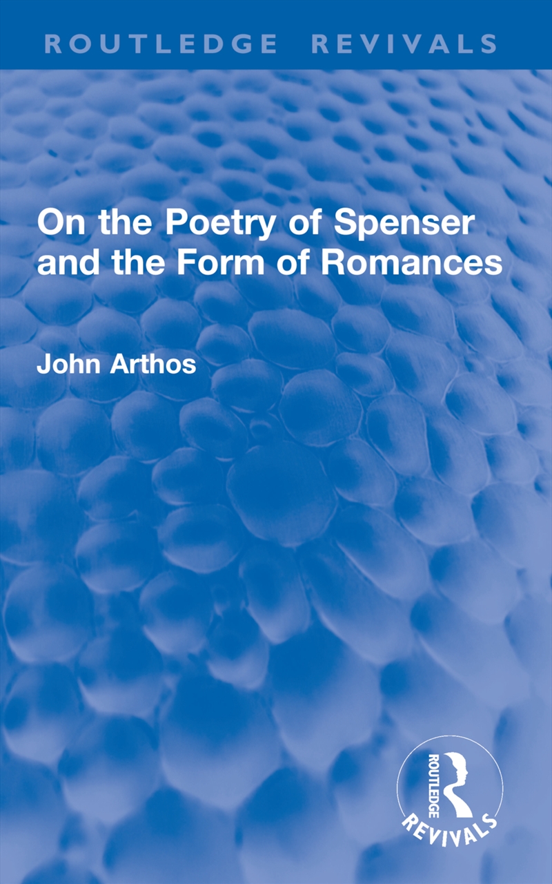 On the Poetry of Spenser and the Form of Romances/Product Detail/Literature & Poetry